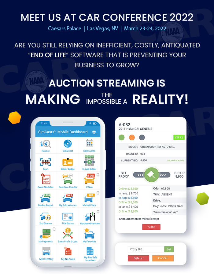 Meet Auction Streaming at CAR Conference 2022
