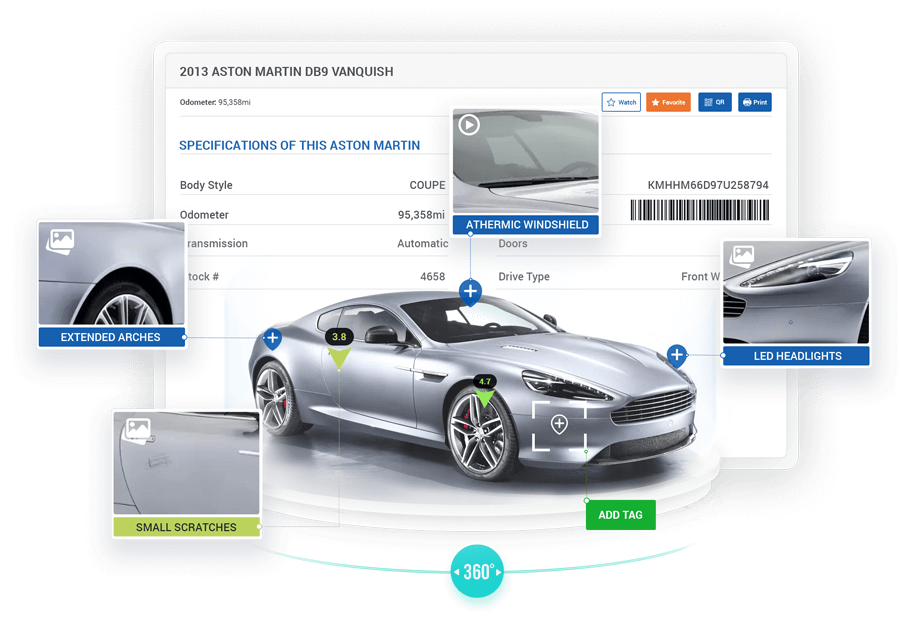 Auction Streaming 2013 Austin Martin DB9 vanquish